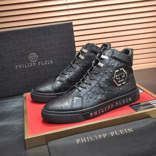 Philipp Plein PP High Tops Shoes For Men #1274375 $88.00 USD, Wholesale Replica Philipp Plein PP High Tops Shoes