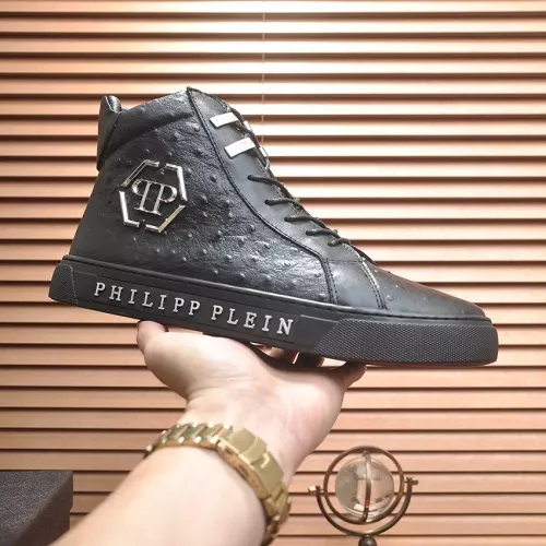 Replica Philipp Plein PP High Tops Shoes For Men #1274375 $88.00 USD for Wholesale