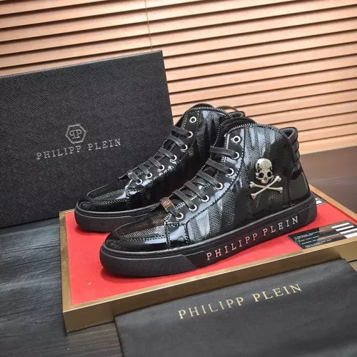 Philipp Plein PP High Tops Shoes For Men #1274377 $88.00 USD, Wholesale Replica Philipp Plein PP High Tops Shoes