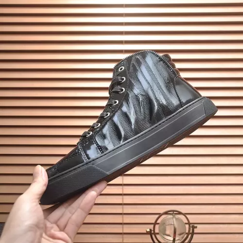 Replica Philipp Plein PP High Tops Shoes For Men #1274377 $88.00 USD for Wholesale