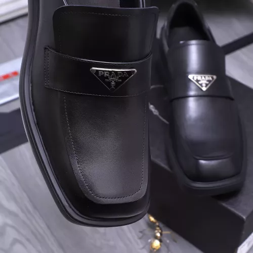 Replica Prada Leather Shoes For Men #1274393 $96.00 USD for Wholesale