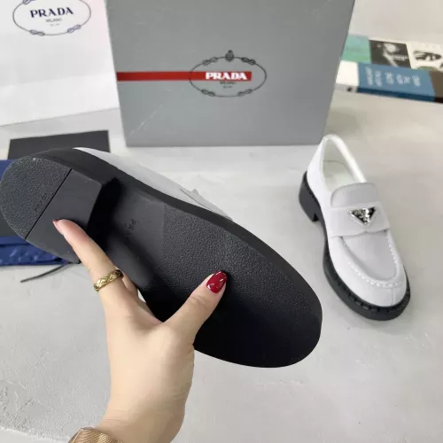 Replica Prada Leather Shoes For Women #1274398 $98.00 USD for Wholesale