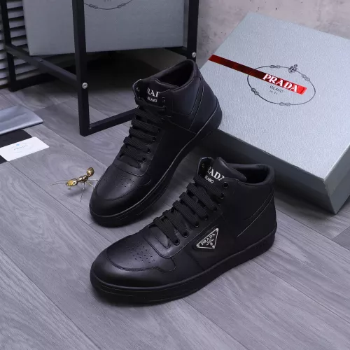 Prada High Top Shoes For Women #1274416 $105.00 USD, Wholesale Replica Prada High Top Shoes