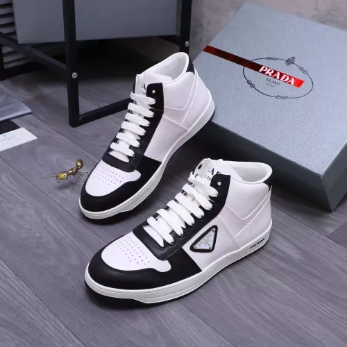 Prada High Top Shoes For Women #1274417 $105.00 USD, Wholesale Replica Prada High Top Shoes