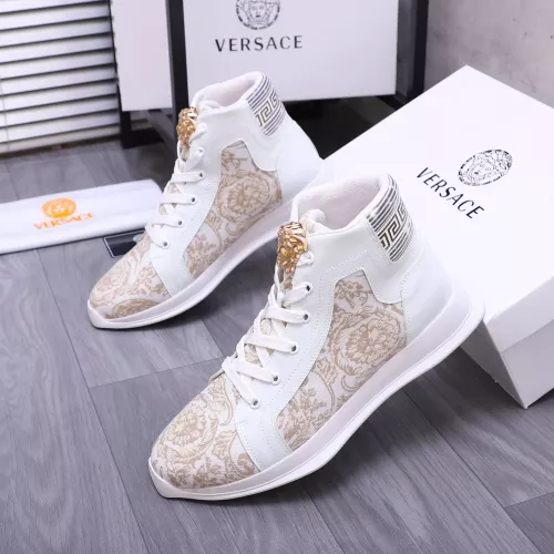 Replica Versace High Tops Shoes For Women #1274448 $76.00 USD for Wholesale