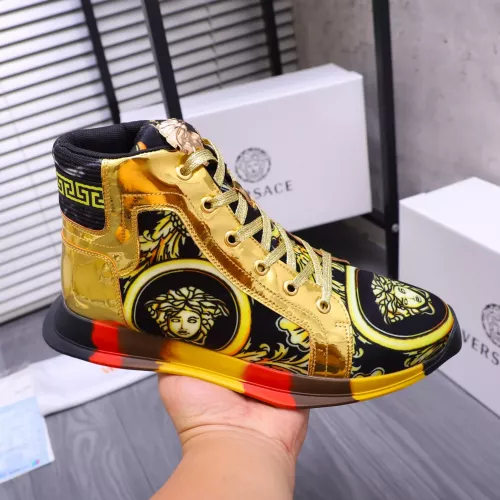 Replica Versace High Tops Shoes For Women #1274452 $76.00 USD for Wholesale