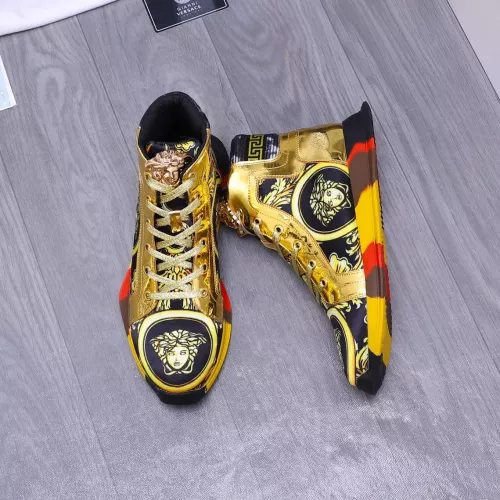 Replica Versace High Tops Shoes For Women #1274452 $76.00 USD for Wholesale