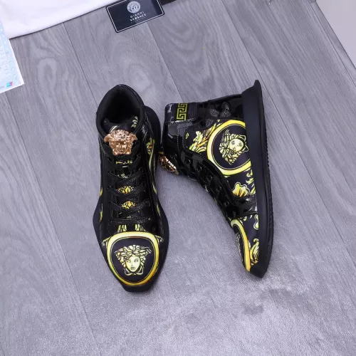 Replica Versace High Tops Shoes For Women #1274453 $76.00 USD for Wholesale