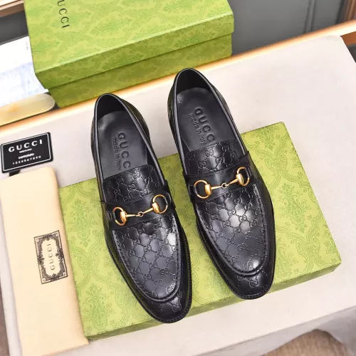 Replica Gucci Oxfords Shoes For Women #1274457 $92.00 USD for Wholesale