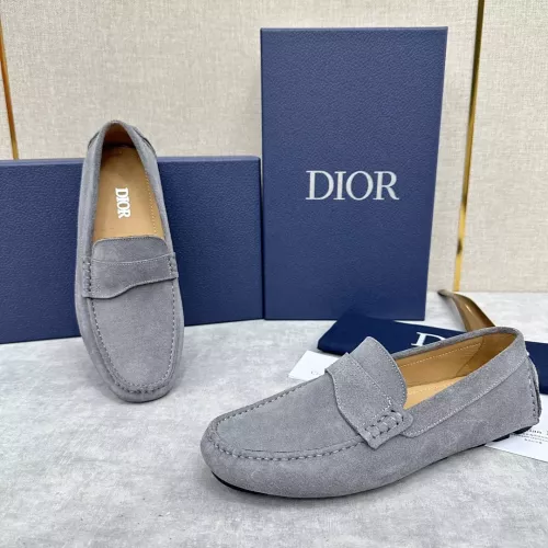 Christian Dior Leather Shoes For Women #1274458 $130.00 USD, Wholesale Replica Christian Dior Leather Shoes