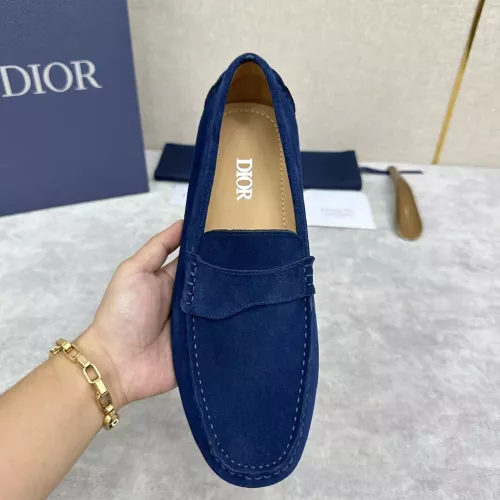 Replica Christian Dior Leather Shoes For Women #1274459 $130.00 USD for Wholesale