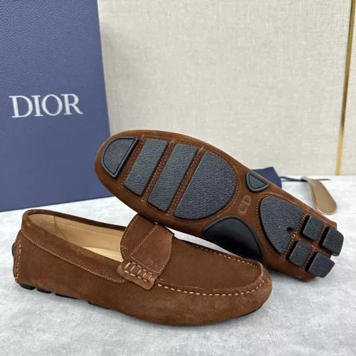 Replica Christian Dior Leather Shoes For Women #1274460 $130.00 USD for Wholesale