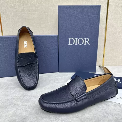 Christian Dior Leather Shoes For Women #1274461 $130.00 USD, Wholesale Replica Christian Dior Leather Shoes