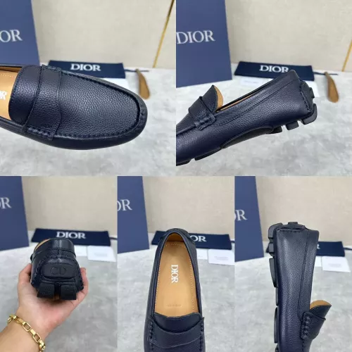 Replica Christian Dior Leather Shoes For Women #1274461 $130.00 USD for Wholesale