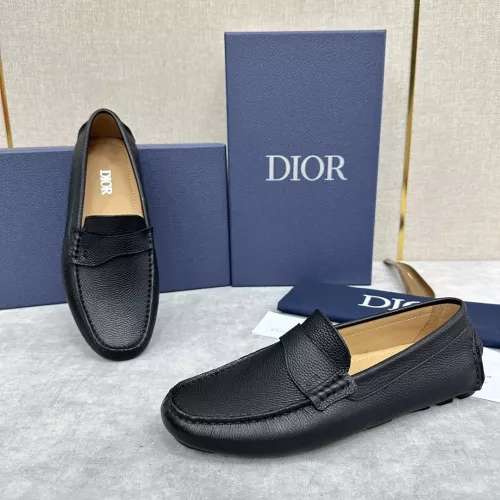 Christian Dior Leather Shoes For Women #1274462 $130.00 USD, Wholesale Replica Christian Dior Leather Shoes