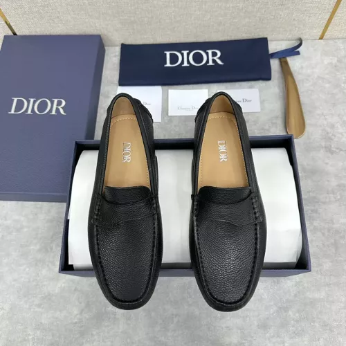 Replica Christian Dior Leather Shoes For Women #1274462 $130.00 USD for Wholesale