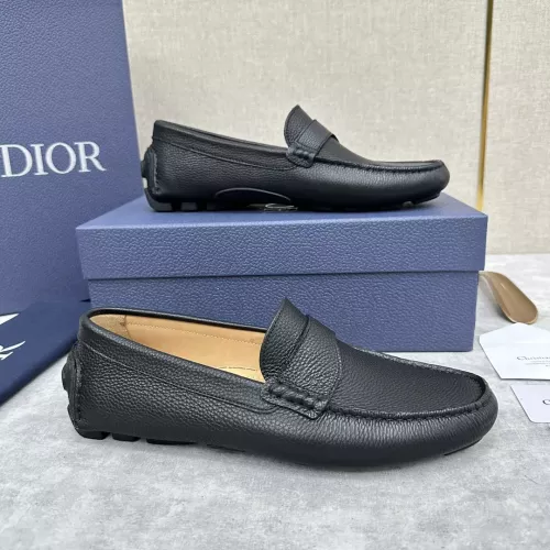 Replica Christian Dior Leather Shoes For Women #1274462 $130.00 USD for Wholesale