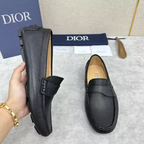 Replica Christian Dior Leather Shoes For Women #1274462 $130.00 USD for Wholesale