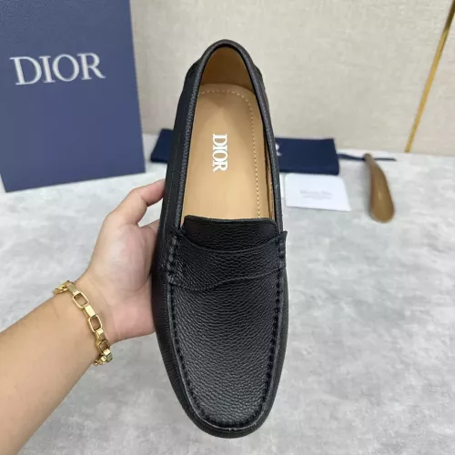 Replica Christian Dior Leather Shoes For Women #1274462 $130.00 USD for Wholesale