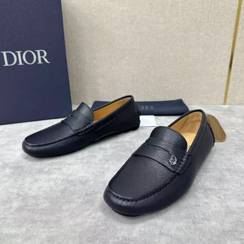 Christian Dior Leather Shoes For Women #1274464 $130.00 USD, Wholesale Replica Christian Dior Leather Shoes