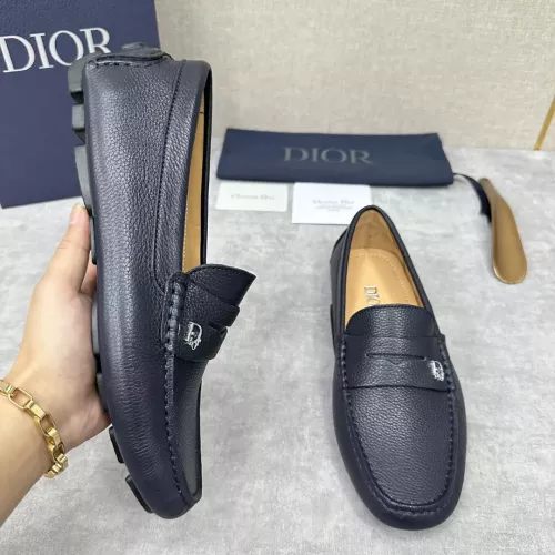 Replica Christian Dior Leather Shoes For Women #1274464 $130.00 USD for Wholesale