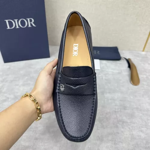 Replica Christian Dior Leather Shoes For Women #1274464 $130.00 USD for Wholesale