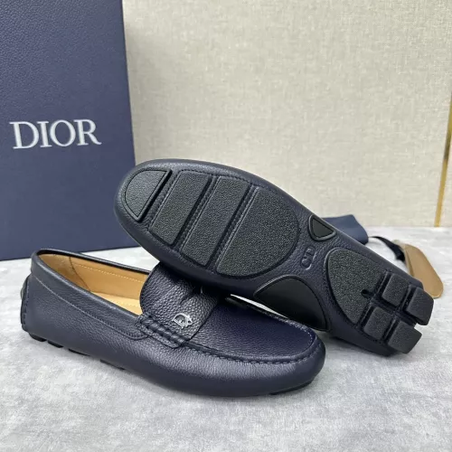 Replica Christian Dior Leather Shoes For Women #1274464 $130.00 USD for Wholesale