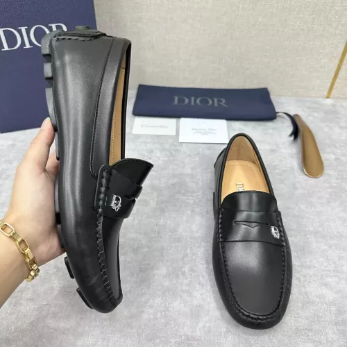 Replica Christian Dior Leather Shoes For Women #1274466 $130.00 USD for Wholesale