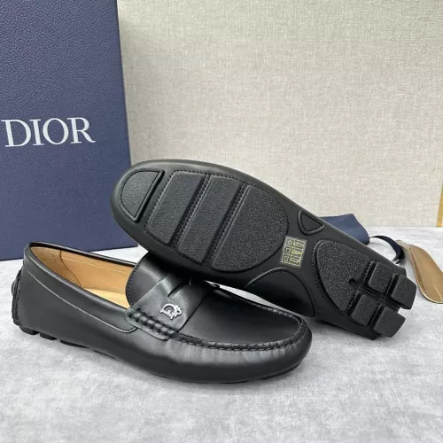 Replica Christian Dior Leather Shoes For Women #1274466 $130.00 USD for Wholesale