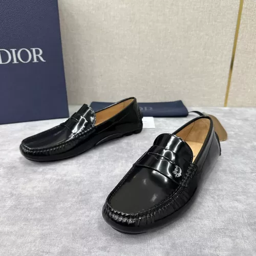 Christian Dior Leather Shoes For Women #1274467 $130.00 USD, Wholesale Replica Christian Dior Leather Shoes