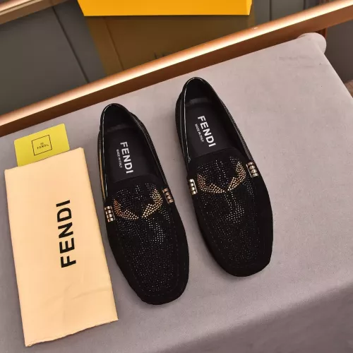 Fendi Leather Shoes For Women #1274476 $76.00 USD, Wholesale Replica Fendi Leather Shoes