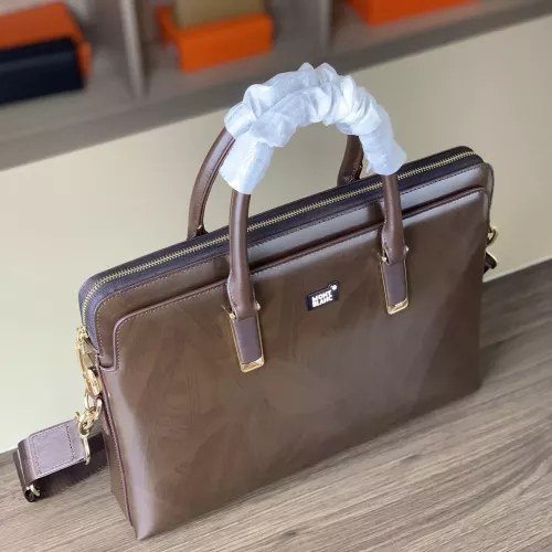 Replica Mont Blanc AAA Man Handbags #1274509 $160.00 USD for Wholesale