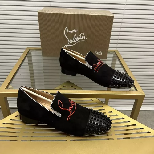 Christian Louboutin Leather Shoes For Men #1274579 $92.00 USD, Wholesale Replica Christian Louboutin Leather Shoes