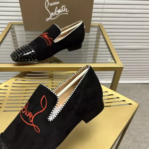 Replica Christian Louboutin Leather Shoes For Men #1274579 $92.00 USD for Wholesale