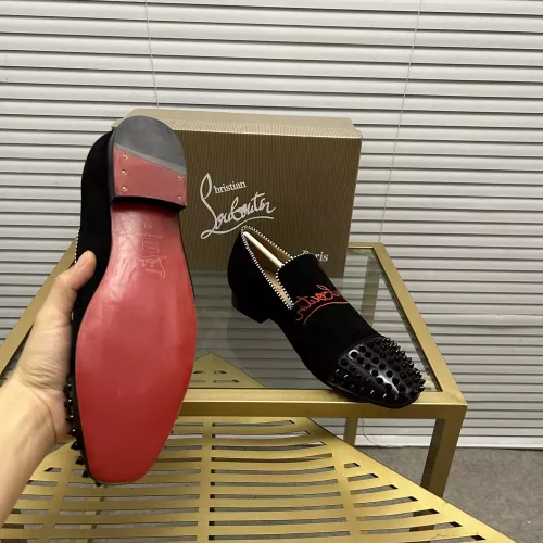 Replica Christian Louboutin Leather Shoes For Men #1274579 $92.00 USD for Wholesale