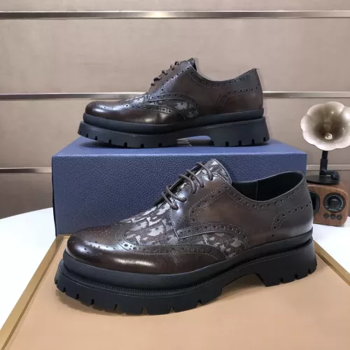 Christian Dior Leather Shoes For Men #1274588 $92.00 USD, Wholesale Replica Christian Dior Leather Shoes