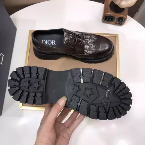 Replica Christian Dior Leather Shoes For Men #1274588 $92.00 USD for Wholesale