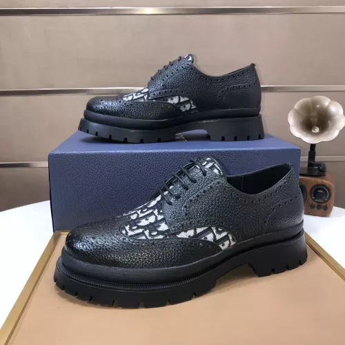 Christian Dior Leather Shoes For Men #1274590 $92.00 USD, Wholesale Replica Christian Dior Leather Shoes