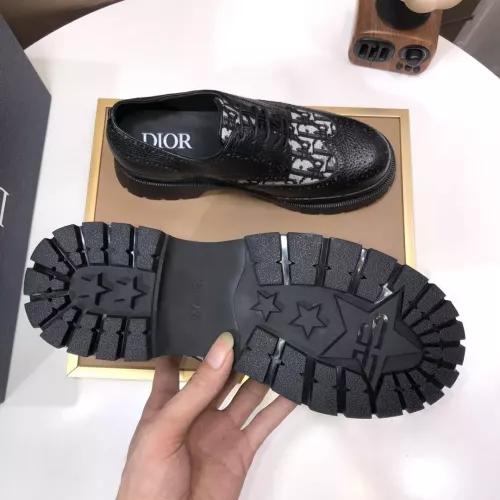 Replica Christian Dior Leather Shoes For Men #1274590 $92.00 USD for Wholesale