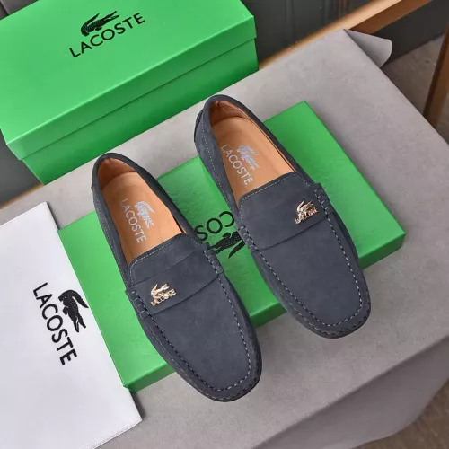 Lacoste Leather Shoes For Men #1274599 $76.00 USD, Wholesale Replica Lacoste Leather Shoes