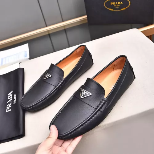 Prada Leather Shoes For Men #1274606 $76.00 USD, Wholesale Replica Prada Leather Shoes