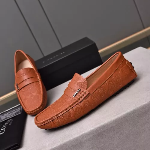 Replica Coach Leather Shoes For Men #1274614 $76.00 USD for Wholesale