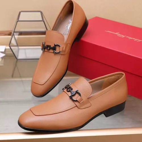 Salvatore Ferragamo Leather Shoes For Men #1274680 $122.00 USD, Wholesale Replica Salvatore Ferragamo Leather Shoes