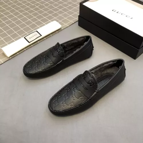 Replica Gucci Oxfords Shoes For Men #1274726 $88.00 USD for Wholesale