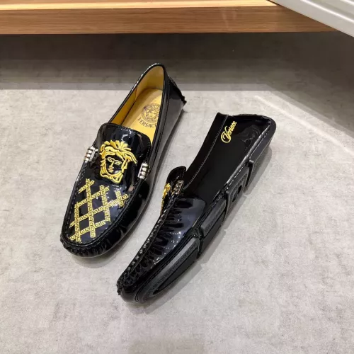 Versace Leather Shoes For Men #1274751 $68.00 USD, Wholesale Replica Versace Leather Shoes