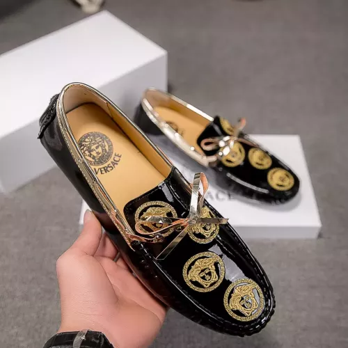 Versace Leather Shoes For Men #1274776 $68.00 USD, Wholesale Replica Versace Leather Shoes