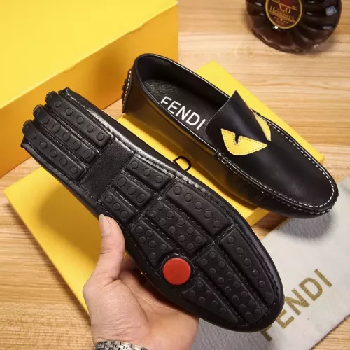 Replica Fendi Leather Shoes For Men #1274785 $72.00 USD for Wholesale