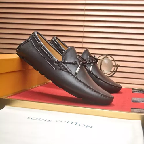 Replica Salvatore Ferragamo Leather Shoes For Men #1274794 $80.00 USD for Wholesale