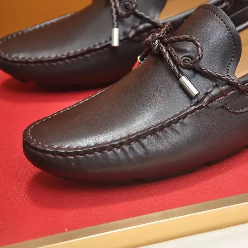 Replica Salvatore Ferragamo Leather Shoes For Men #1274794 $80.00 USD for Wholesale