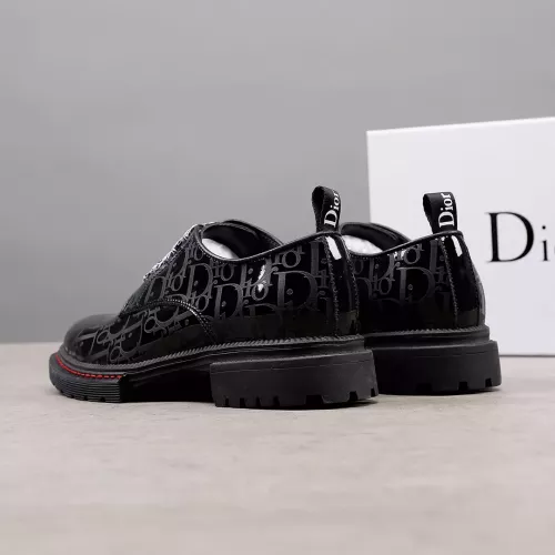 Replica Christian Dior Leather Shoes For Men #1274802 $82.00 USD for Wholesale